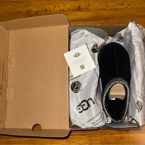 UGG Black Tasman Slippers ~ New With Tags